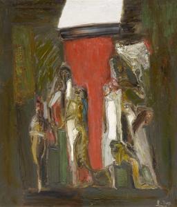PIRONKOV Encho 1932,The guests,1984,Galerie Koller CH 2011-06-20