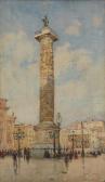 PISA Alberto 1864-1930,La colonna Antonina a Roma,Capitolium Art Casa d'Aste IT 2021-12-15