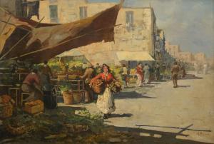 PISANI Gustavo 1877-1948,Scena di mercato,Meeting Art IT 2023-10-21