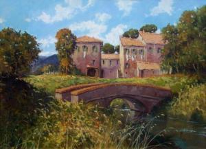 PISANI ROBERTO 1938,Vecchio Borgo,2003,Saletta d'arte Viviani IT 2020-12-19