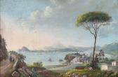 PISANTE Francesco 1830-1889,Il Golfo di Baja, Napoli,1864,Christie's GB 2006-03-29