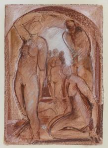PISCOPO Fabio 1950,Composizione con nudi,Babuino IT 2023-11-21