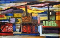 PISCOPO Vittorio 1913-2004,Paesaggio,Vincent Casa d'Aste IT 2024-12-16