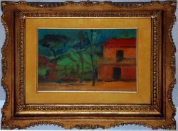 PISCOPO Vittorio 1913-2004,Paesaggio firmato in basso a sinistra,Casa d'Aste Martini IT 2019-12-14