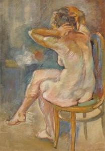 PISKAREV NIKOLAI IVANOVICH 1892-1959,The nude,1929,Sovcom RU 2009-05-20