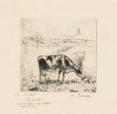 PISSARRO Camille 1830-1903,La Vache,1885,Christie's GB 2017-09-19
