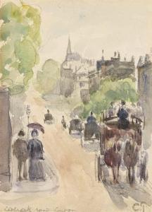 PISSARRO Camille 1830-1903,Ladbroke Road, London,c.1980-82,Christie's GB 2015-06-24
