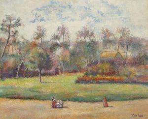 PISSARRO Hugues Claude 1935,Le jardin de Carisy,Christie's GB 2010-03-10