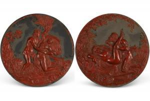 PISTRUCCI Benedetto 1783-1855,Pair of Roundels with Erotic Scenes,Sotheby's GB 2018-02-16