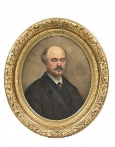 PITARD Ferdinand 1850,PORTRAIT D\’HOMME,1885,Jean-Mark Delvaux FR 2019-12-13