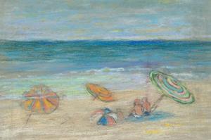 PITT MORISON GEORGE 1861-1946,BEACH SCENE,GFL Fine art AU 2023-04-27