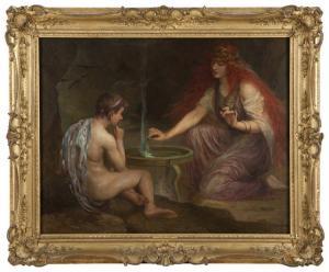 PITTARD Charles W 1880-1911,The Love Potion,John Moran Auctioneers US 2014-11-18