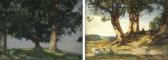 PITTMAN Osmund 1874-1958,Cattle and trees in landscapes,Gorringes GB 2007-04-24