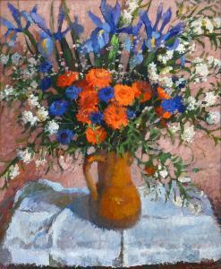 PITXOT Antonio Pichot 1934-2015,Still Life of Bouquet of Flowers in a Vase,Burchard US 2018-01-28