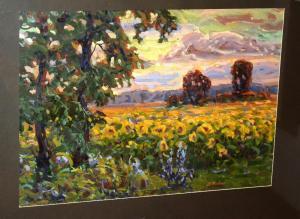 PIVEN FOMINA YULIYA 1966,Field of Sunflowers,Shapes Auctioneers & Valuers GB 2014-10-04