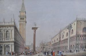 PIVIDOR Giovanni 1808-1872,Piazzetta di San Marco,19th century,Burstow and Hewett GB 2012-05-02