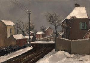 PIZA TOLEDO 1887-1945,Village sous la neige,Beaussant-Lefèvre FR 2016-12-16