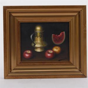 PIZARRO L. 1937,Still Life with Fruit,Ripley Auctions US 2017-07-22