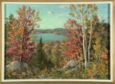 PLANDING Otto 1887-1964,"Fall, near Parry Sound" - a view in Canada,Anderson & Garland GB 2007-06-18