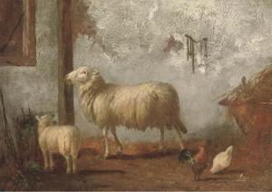 PLAS Pieter 1810-1853,Sheep in the stable,Christie's GB 2006-06-13