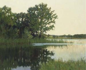 PLATER ZYBERK Stefan 1891-1943,A View on the Lake,Christie's GB 2003-06-04
