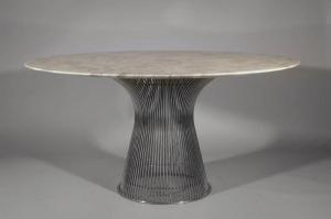 PLATNER WARREN 1919-2006,Edition. KNOLL Table haute a structure en faisceau,1966,EVE FR 2010-04-21