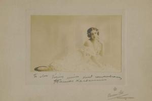 PLATONOVNA KARSAVINA Tamara 1885-1978,Portrait photographique de Bassano à Londres a,Coutau-Begarie 2009-12-07