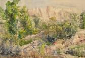 Platov Fiodor 1895-1967,Crimea. Cypress trees,1939,Sovcom RU 2024-04-02