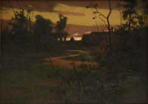PLATT George 1839-1899,Approaching Night,Simpson Galleries US 2022-02-12