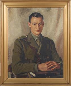 Platt Joyce,Half Length Portrait of Major Gordon Wallace of Th,1941,Tooveys Auction 2022-09-07