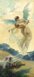 PLAZEAU Alfred 1875-1918,Enlevée par l'Amour,Christie's GB 2003-03-05