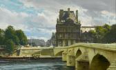 PLEISSNER Ogden Minton 1905-1983,LE PONT ROYALE, PARIS,Sotheby's GB 2017-11-21