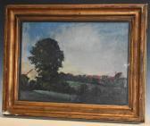 PLESSY R,The Field at Dusk,1927,Bamfords Auctioneers and Valuers GB 2020-03-25