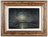 PLEYSIER Ary 1809-1879,Imbarcazioni al chiaro di luna (2 opere),Cambi IT 2022-11-24