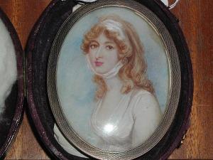 PLIMER Andrew 1763-1837,A miniature portrait of a lady, wearing a white ba,Bonhams GB 2003-08-12