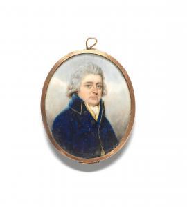 PLIMER Nathaniel 1752-1822,A portrait miniature of a gentleman,Bonhams GB 2023-06-28