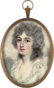 PLIMER Nathaniel 1752-1822,Portrait einer jungen Frau,Galerie Bassenge DE 2023-11-30