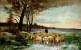 PLISSON M 1800-1900,Berger et ses moutons.,Blanchet FR 2010-11-17