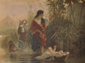 PLOCKHORST Bernhard 1825-1907,Finding of Moses,John Nicholson GB 2018-10-03