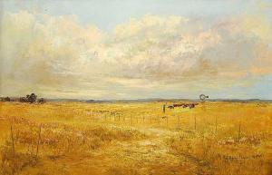PLONER Wilhelm 1941,Landscape with Cows & Windmill,1987,5th Avenue Auctioneers ZA 2013-07-21