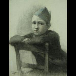 PLOUCHART JACQUELINE,PORTRAIT OF A YOUNG BOY,1927,Waddington's CA 2009-05-11