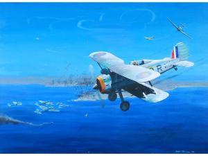 PLOWMAN WOLF,Aerial combat over coastal seascape,1979,Capes Dunn GB 2010-05-25