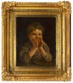 PLUMB henry grant 1847-1936,Portrait of a boy eating an orange,Eldred's US 2019-11-22