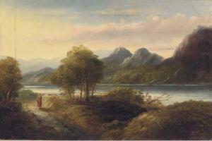 PLUMBE John, Jr 1809-1857,Returning home along a lakeside path,Christie's GB 2004-05-20