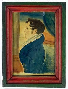 PLUMMER Edwin 1802-1880,portrait of a gentleman,CRN Auctions US 2021-10-24