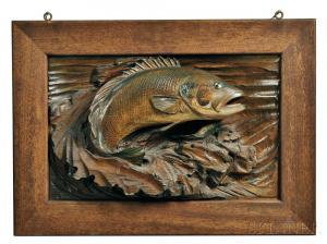 PLUMMER Leander Allen II 1857-1914,Swimming Fish,1905,Skinner US 2016-08-14
