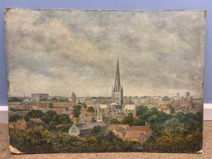 PLUMSTEAD William E 1800-1800,Prospect of Norwich,Keys GB 2022-02-18