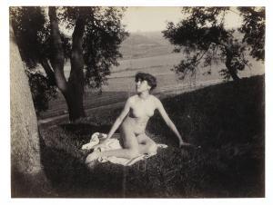 PLUSCHOW Guillaume, Guglielmo 1852-1930,Studio di nudo femminile,1895-1905,Gonnelli IT 2022-12-01