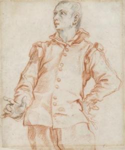 POCCETTI Bernardino 1542-1612,Jeune homme regardant vers la,Artcurial | Briest - Poulain - F. Tajan 2011-03-30
