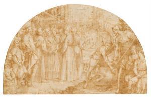 POCETTI Bernardino 1548-1612,THE SEVEN SAINTLY FOUNDERS,Freeman US 2014-01-28